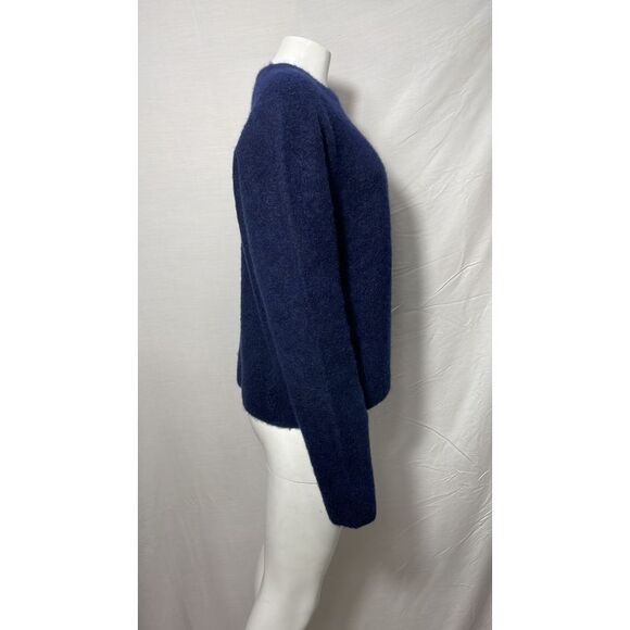 Pre Loved The Row Vintage Long Sleeve Wool Pullover Sweater Women blue | navy - Picture 6 of 8